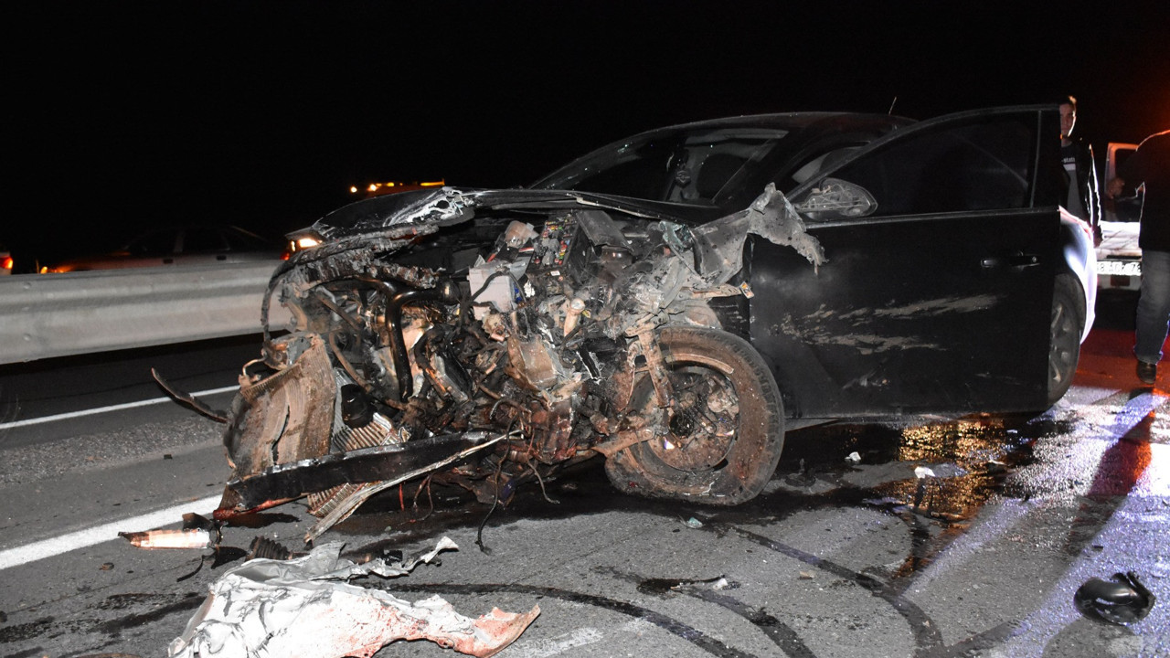 Yola çıkan domuz sürüsü kazaya neden oldu: Çok sayıda yaralı var