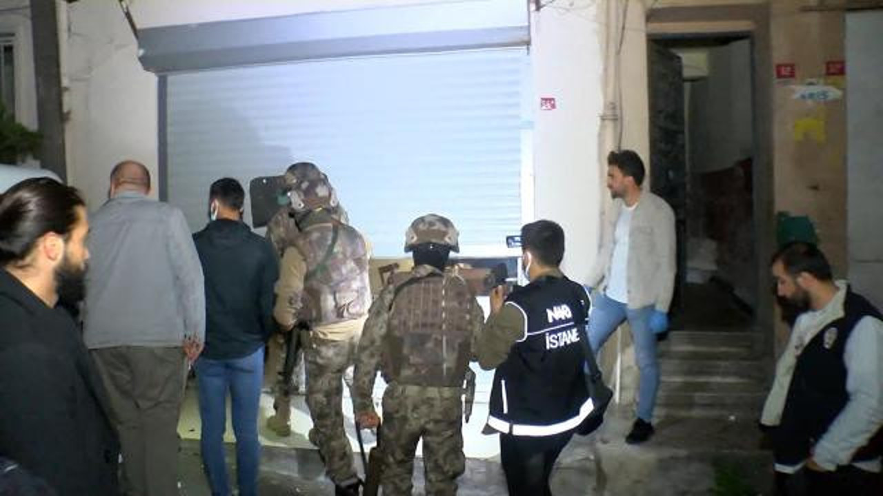 İstanbul'da zehir tacirlerine operasyon: Çok sayıda kişi gözaltında