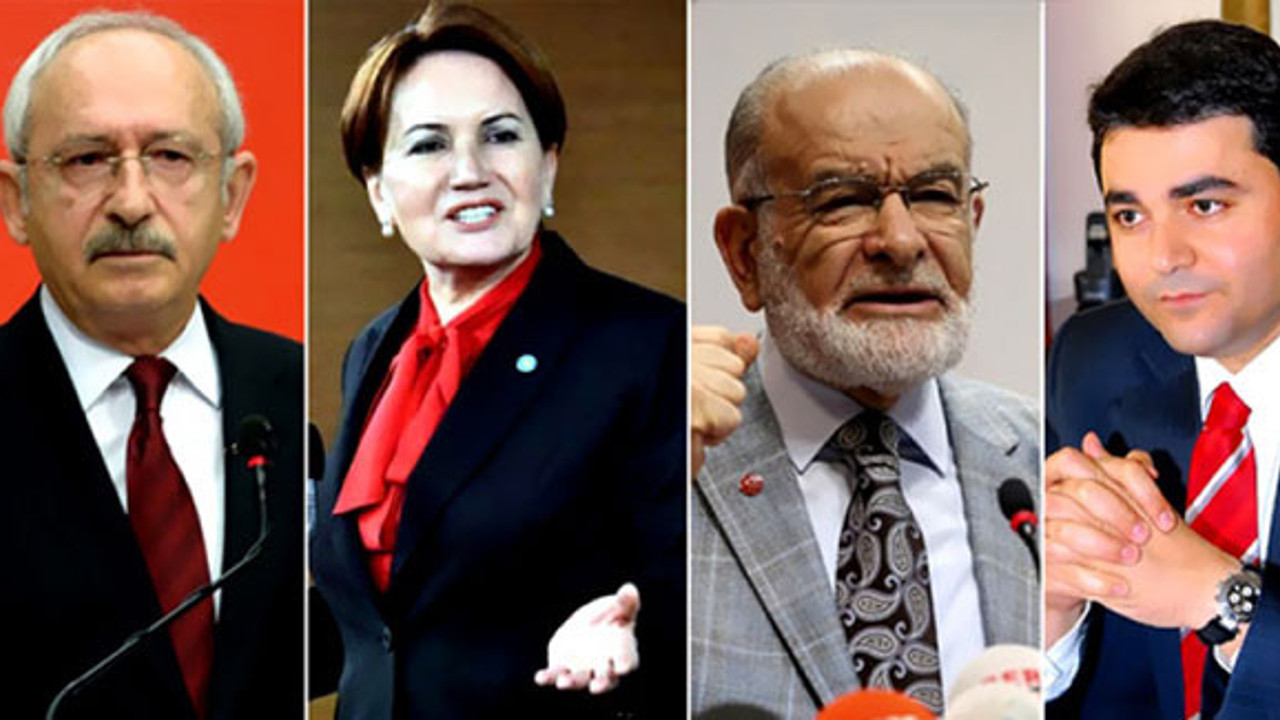 Cumhurbaşkanı adaylığı için 6 lider birlikte açıklama yapacak! Tarih belli oldu