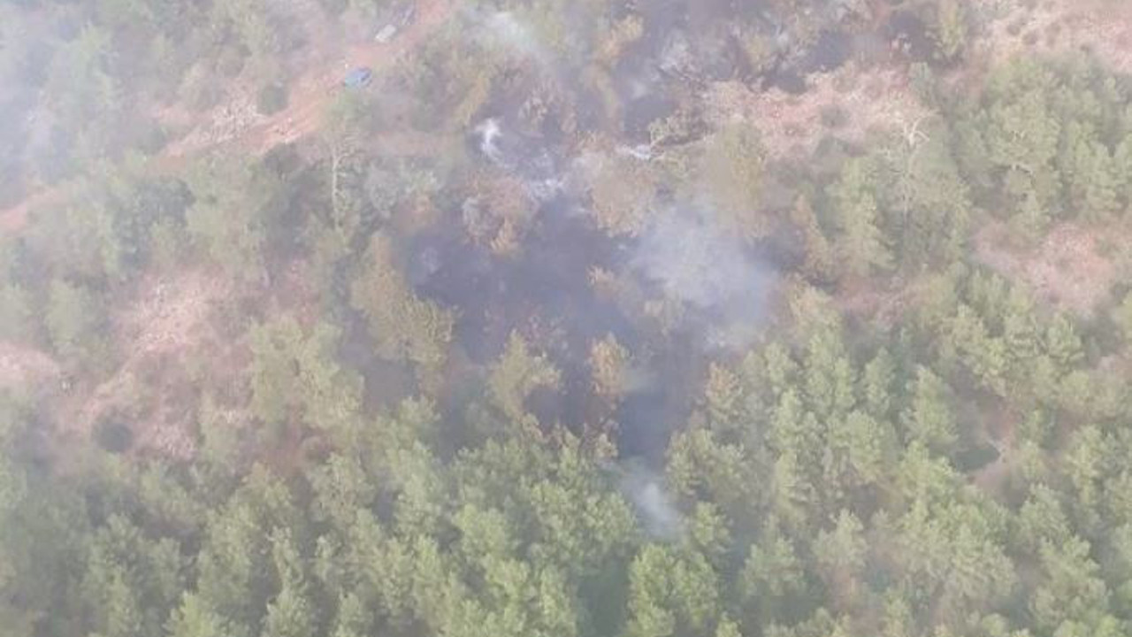 Muğla'da orman yangını (02 Ekim 2021)