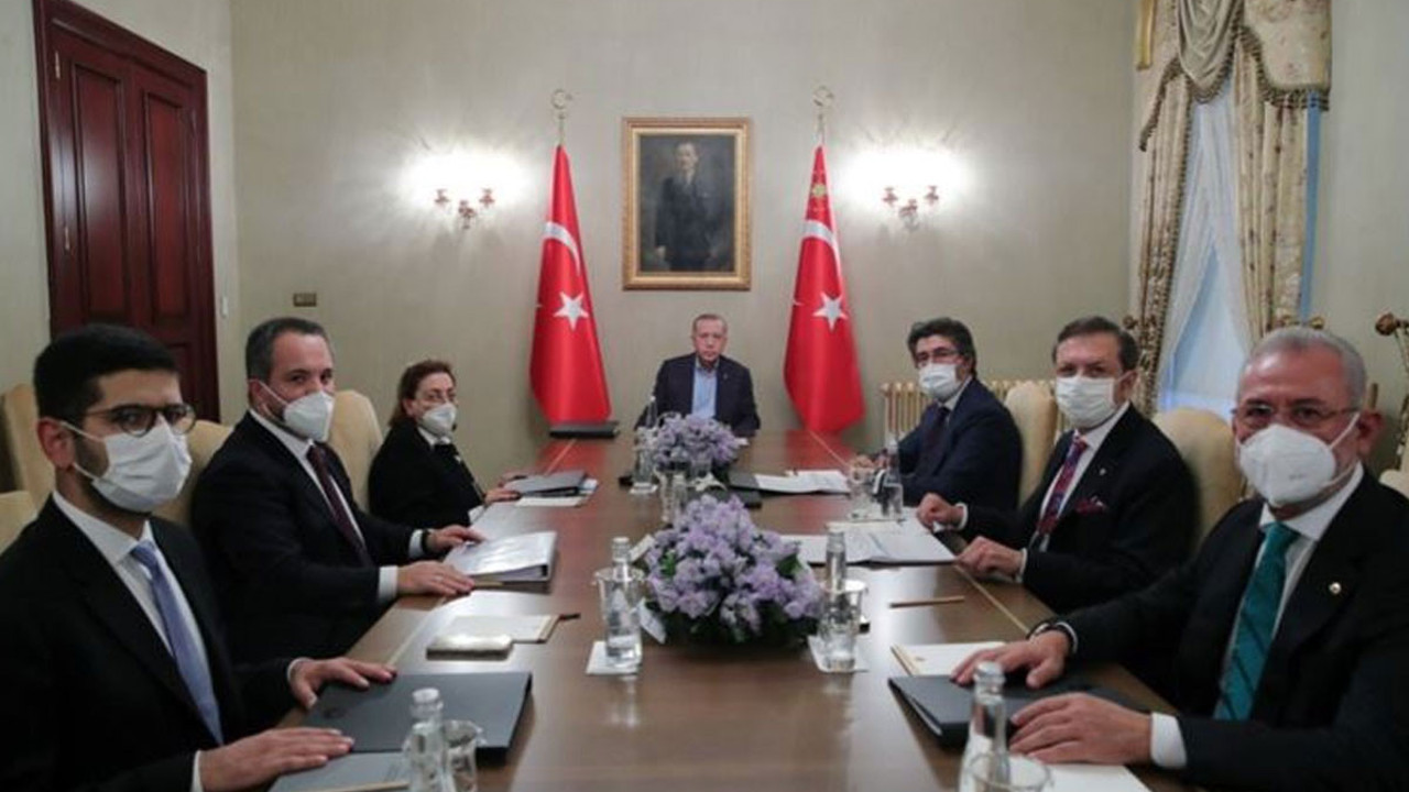 Erdoğan'ın başkanlığında dikkat çeken toplantı