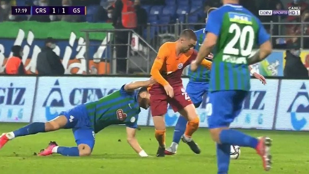 Rize’de hakem skandalı. Galatasaray’ı ince ince yediler