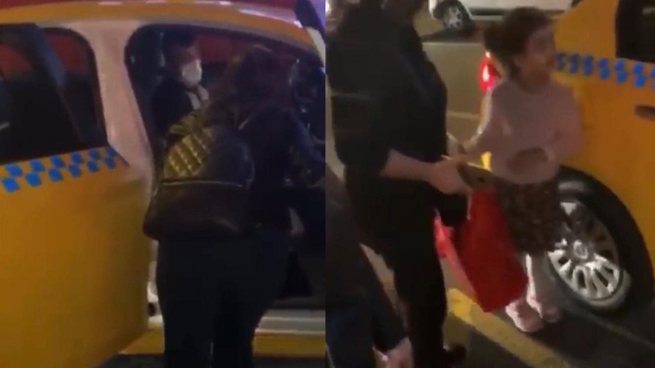 Taksi rezaleti! Vicdanı ve ahlakı olan bu taksi rezilliğine son verir. Tir tir titreyen çocuk ve annesini taksiye almadı