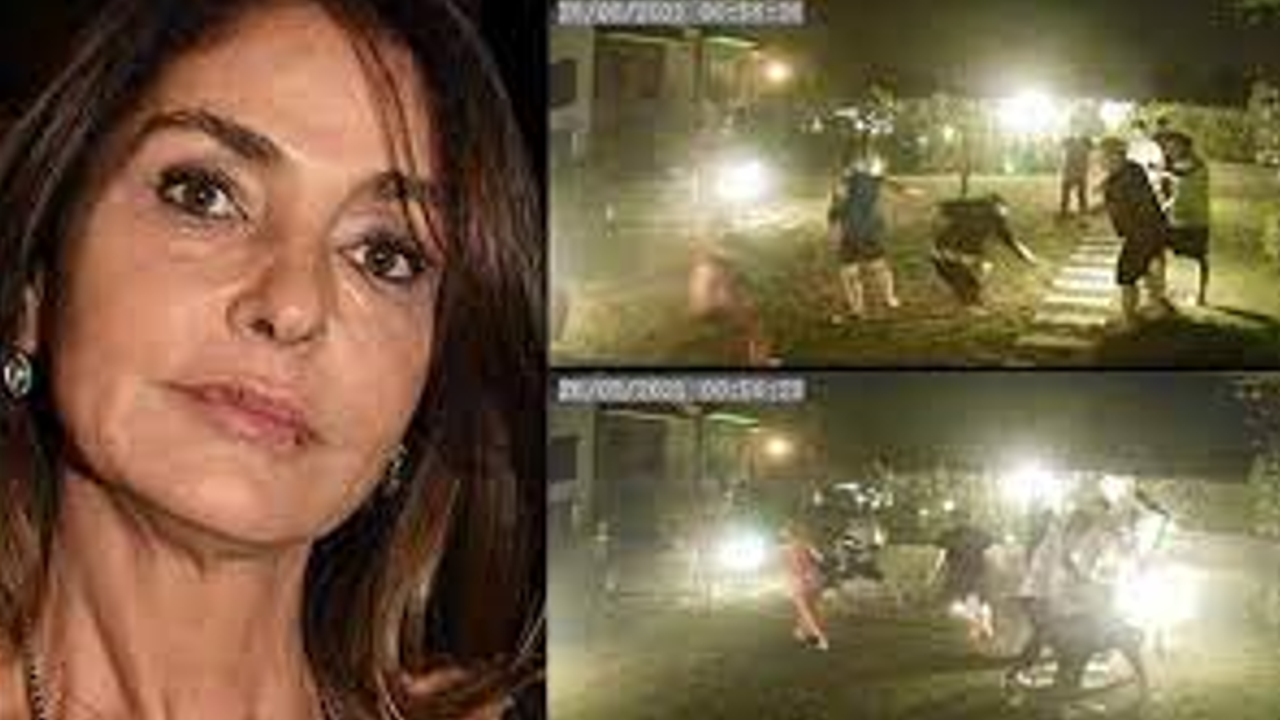 Derya Tuna'ya misafirliğe gelenlerle komşuları çim üzerinde kavgaya tutuştu