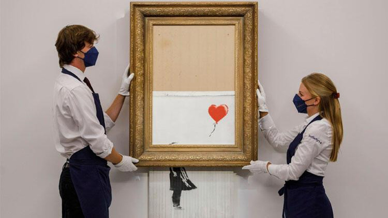 Banksy'nin eseri, rekor fiyata alıcı buldu