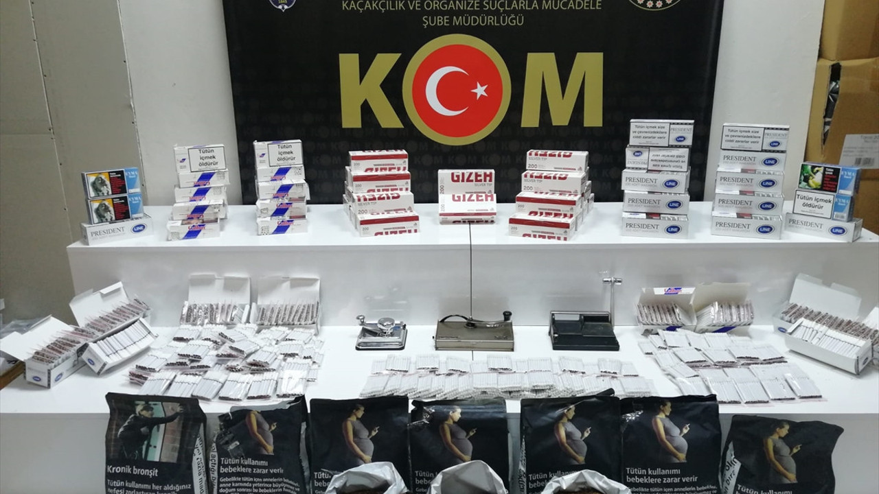 Samsun'da kaçak tütün operasyonu