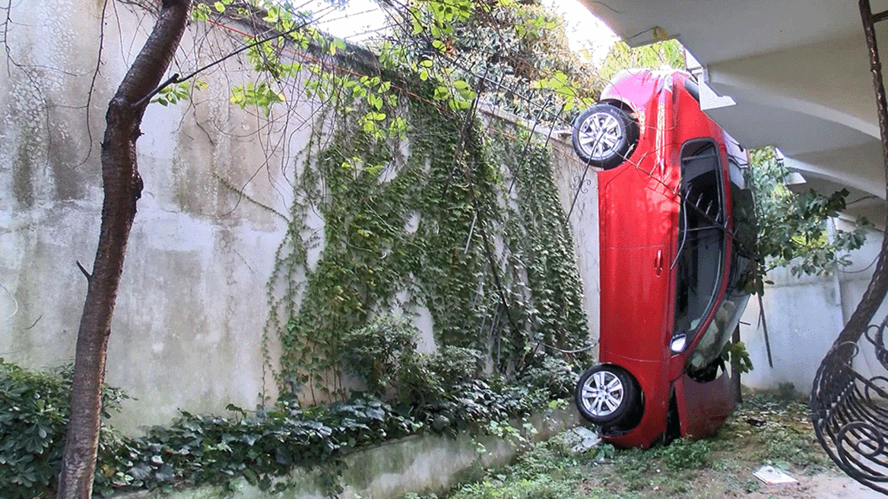 Fren yerine gaza basınca olanlar oldu