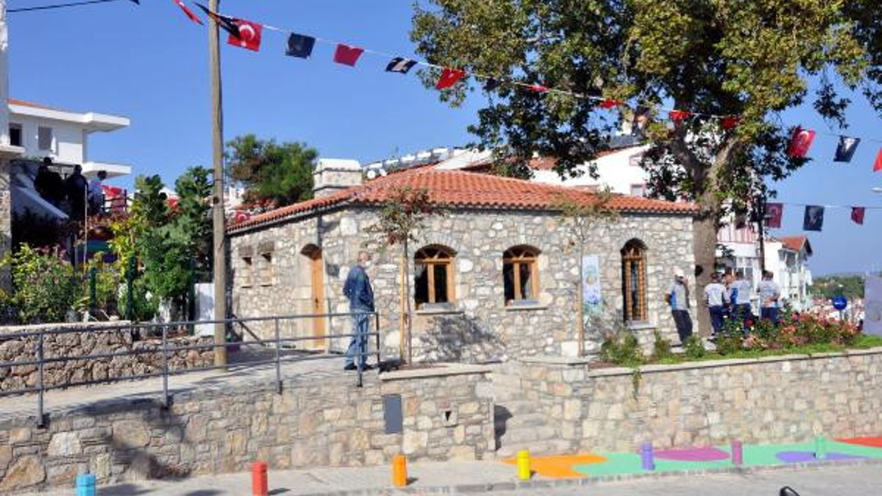 Datça'daki eski cezaevi 'Demokrasi Evi' oldu