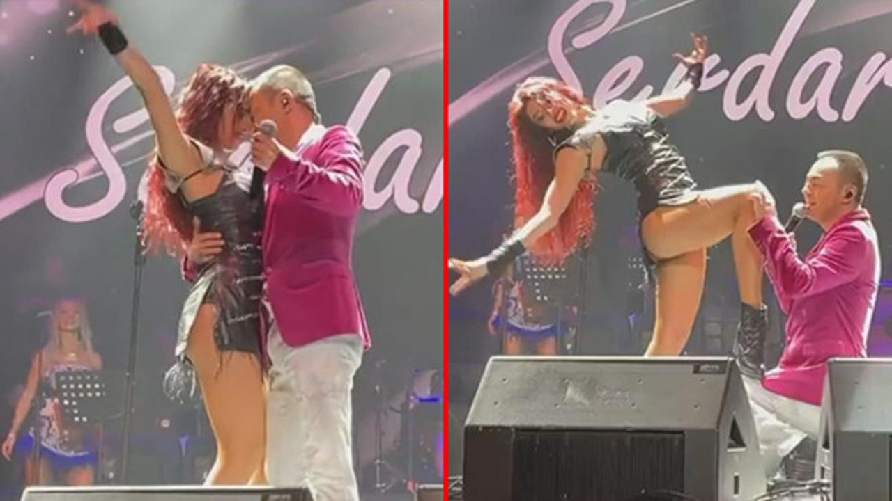 Serdar Ortaç sahnede kendinden geçti