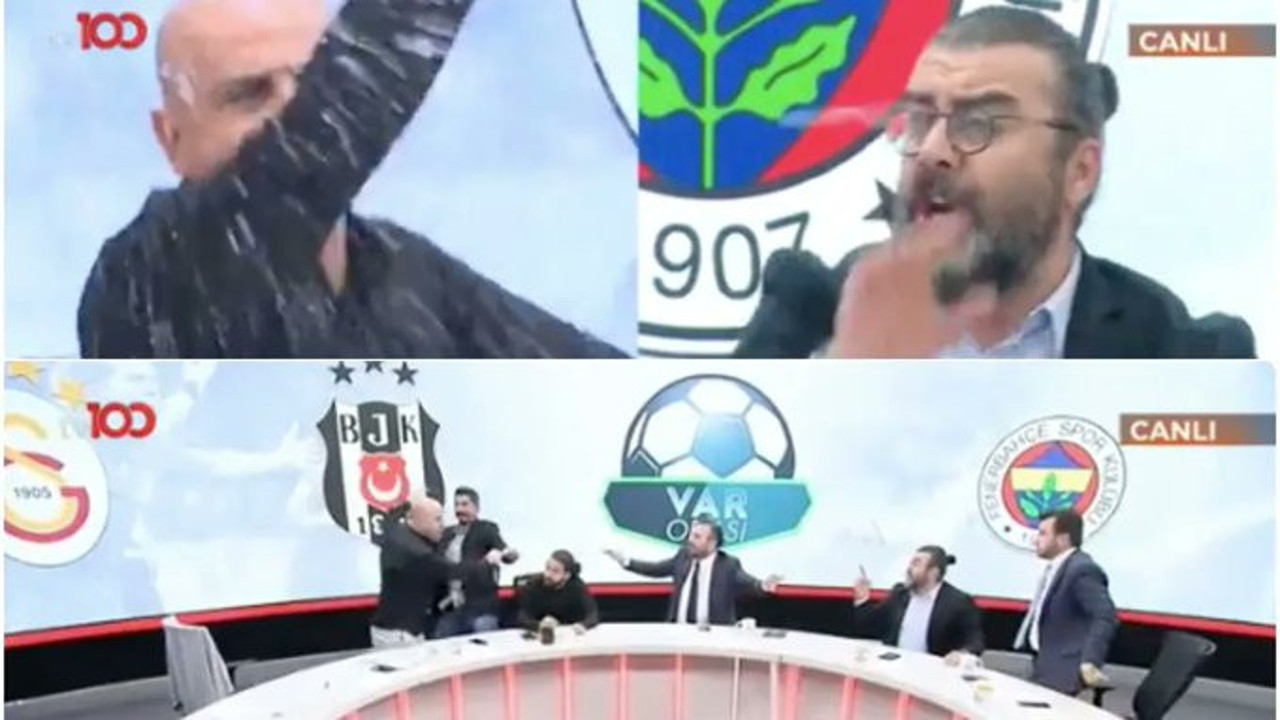 Kavga şike sezonu kavgası. 2011'in şampiyonu Trabzonspor'dur dedi kıyamet koptu. Canlı yayında Emre Bol ve Oğuz Altay birbirine girdi!