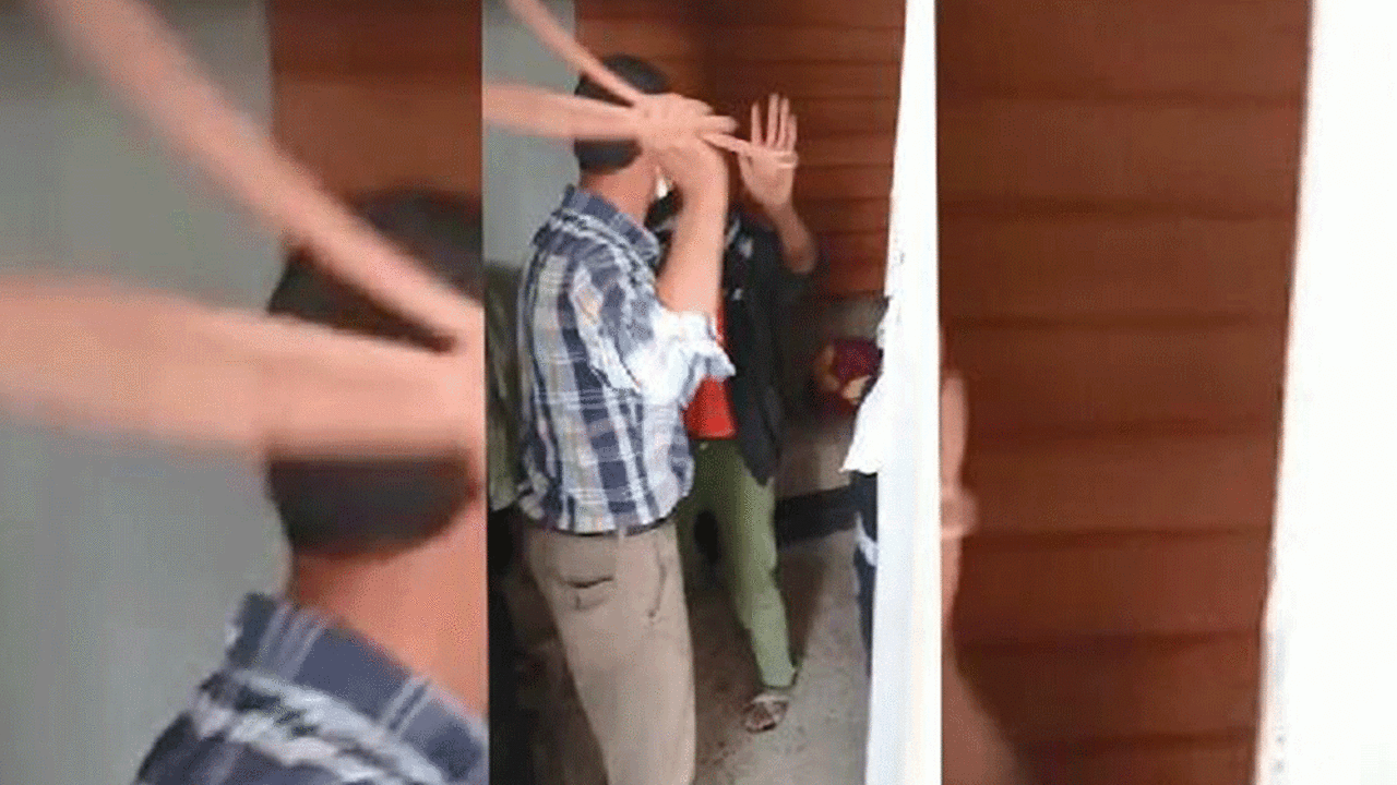 Ustadan çırağa hortumlu dayakta flaş gelişme