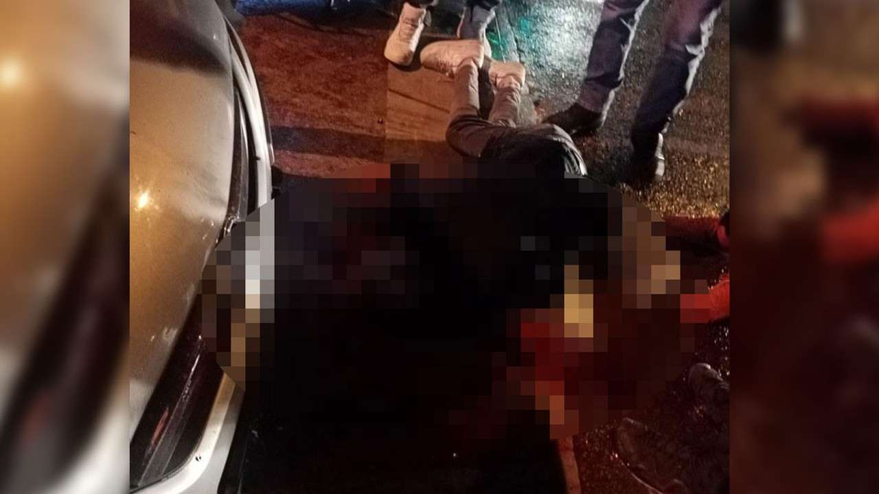 Yol verme kavgası kanlı bitti. Cadde birbirine girdi