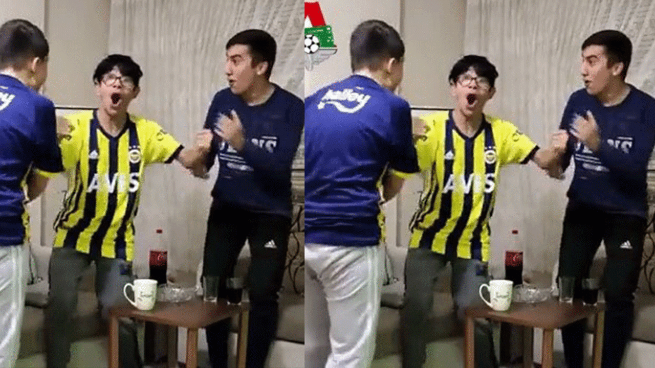 Galatasaray'ın golüne sevinen Fenerli çocuklar tıklanma rekoru kırdı