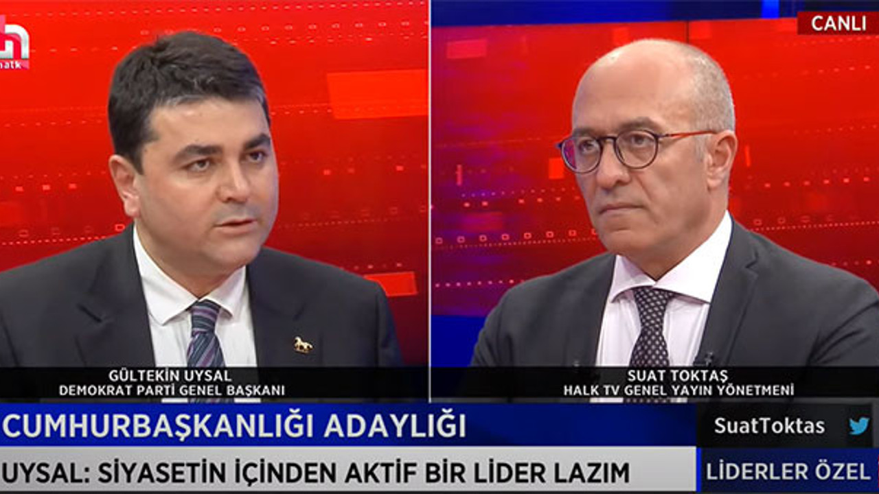 Demokrat Parti lideri Gültekin Uysal'dan canlı yayında büyük iddia! AKP ve MHP'nin alacağı oyu açıkladı