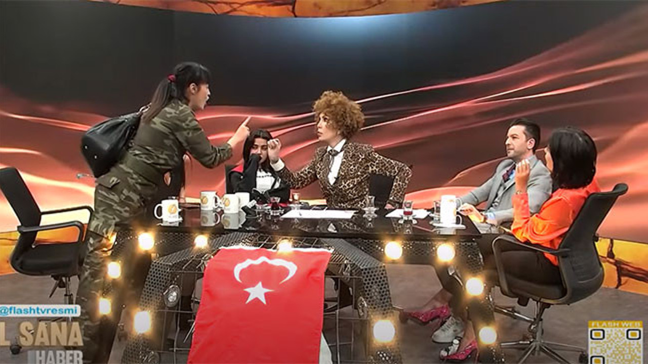 Nihat Doğan Kürtçülük yaptı Flash TV'de stüdyo karıştı! Tuğba Ekinci'yi kimse durduramadı