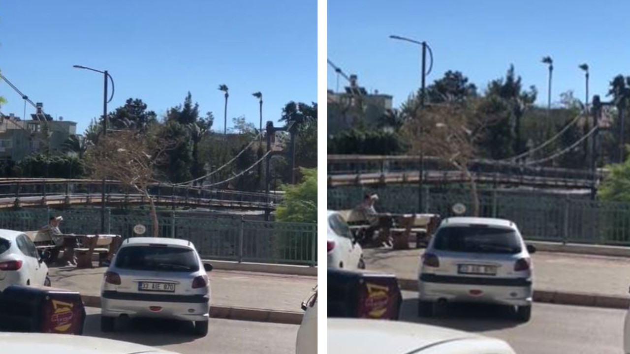 3 ay önce yapılan köprü rüzgarda yılan gibi kıvrıldı