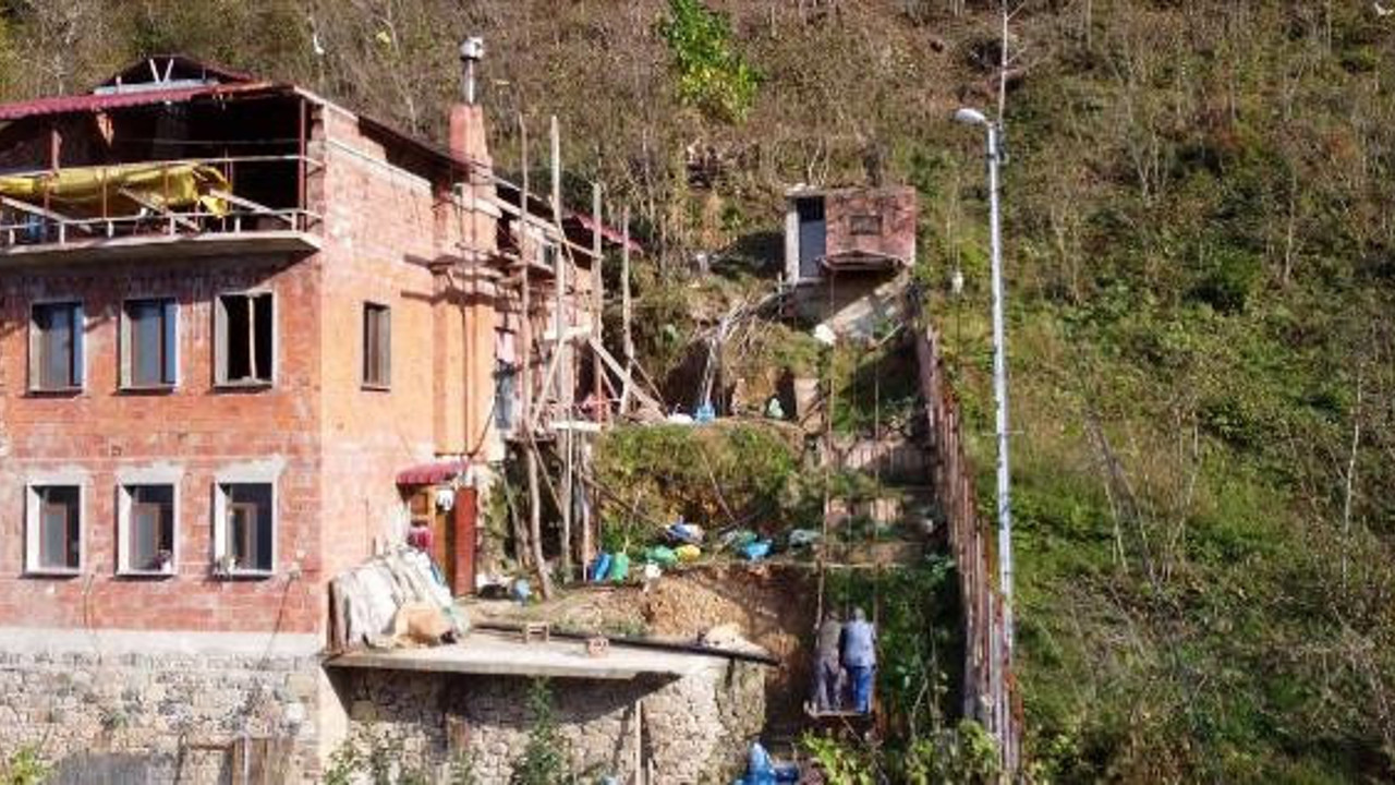 Trabzon'da merdivensiz ev