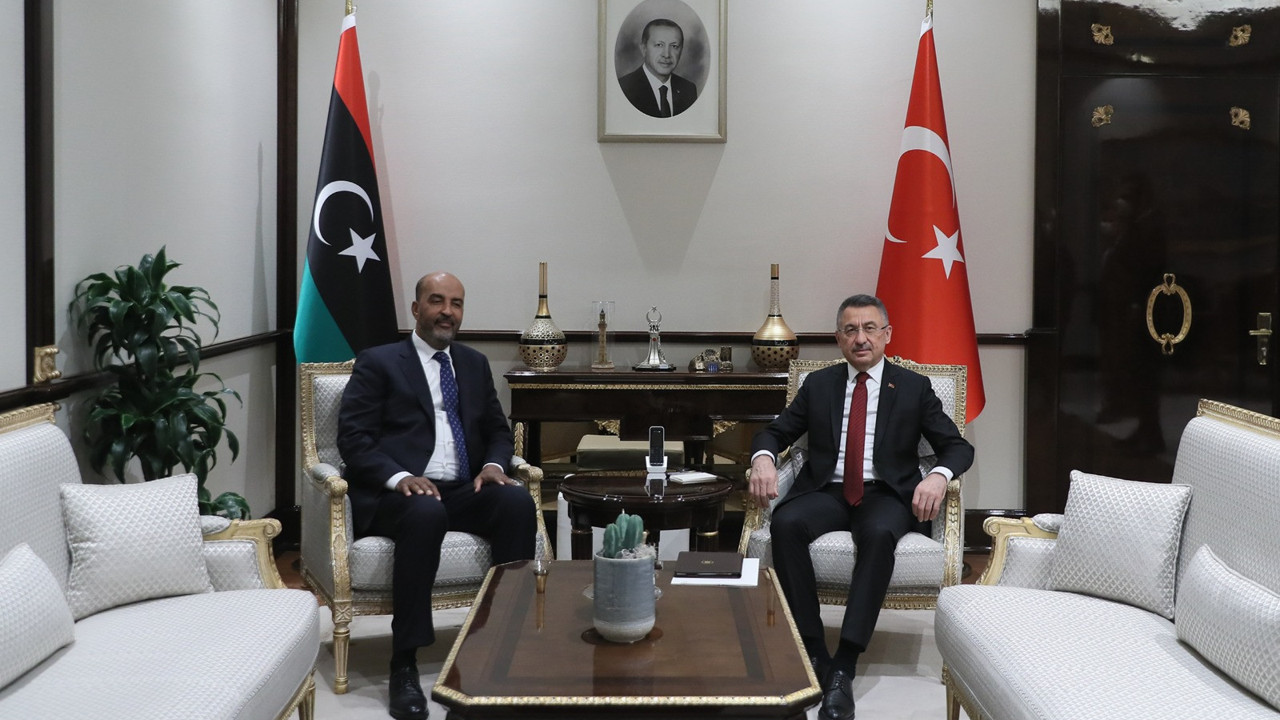Cumhurbaşkanı yardımcısı Oktay, Libya heyetini kabul etti