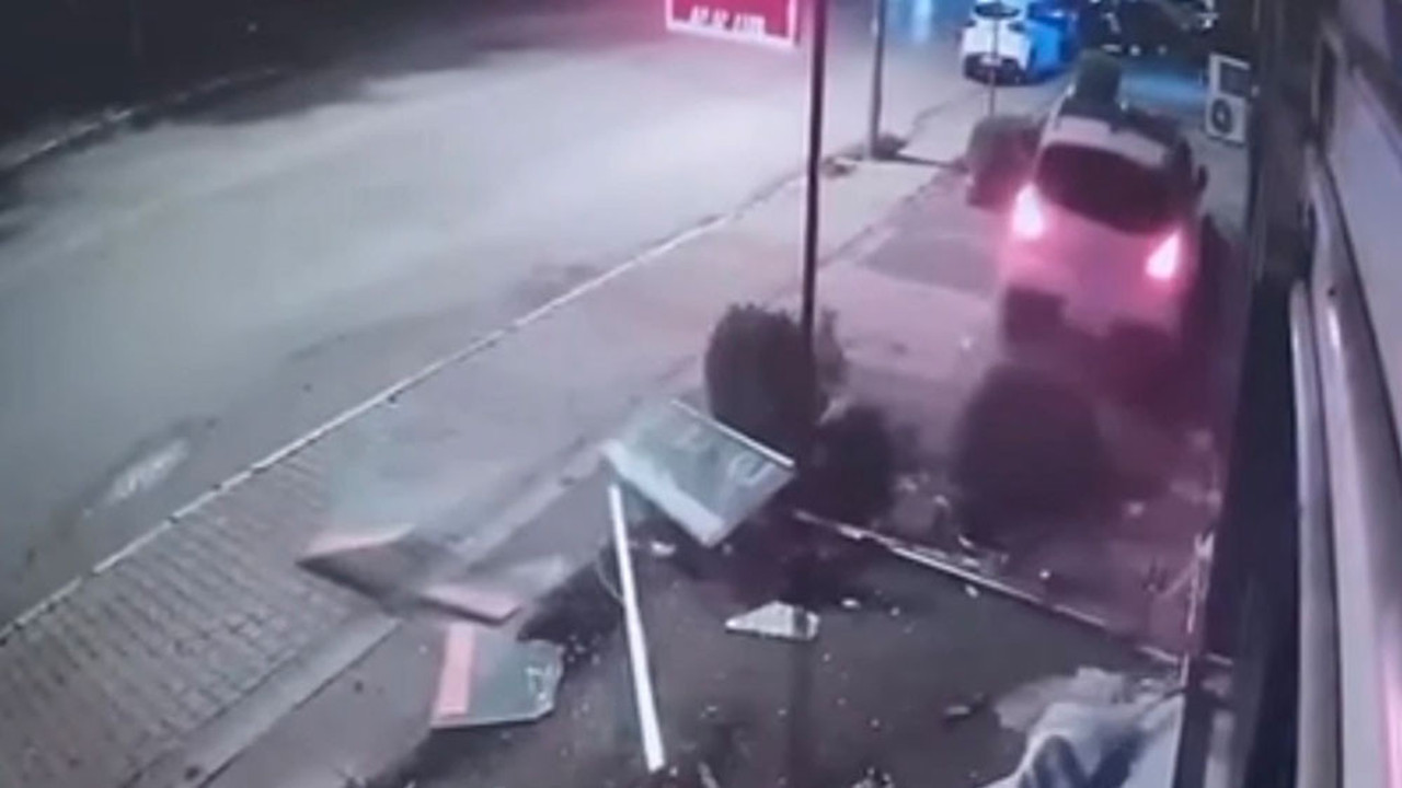 Fren yerine gaza basınca ortalık toz duman oldu