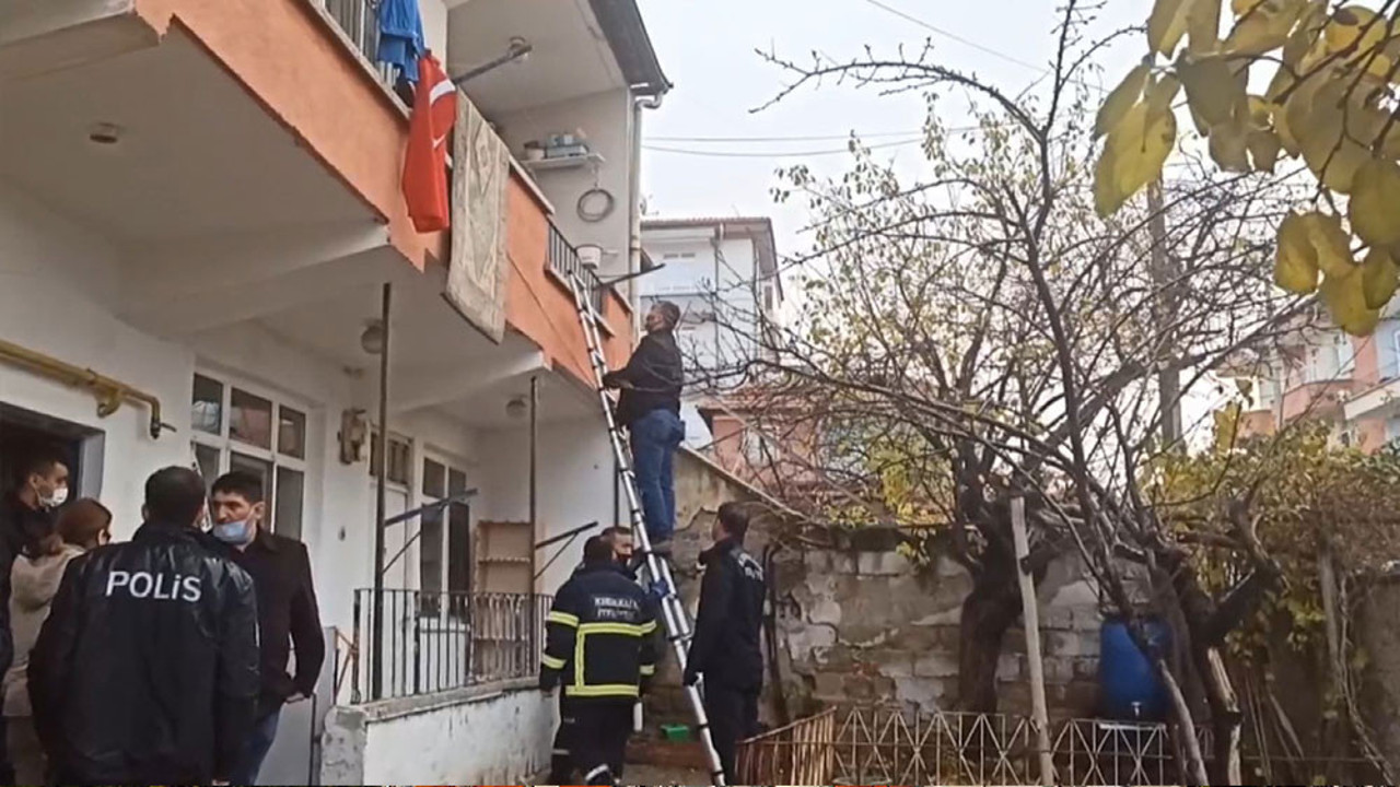 Eşi ve iki çocuğunu rehin aldı