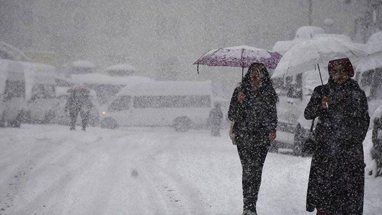 Meteoroloji gün verip uyardı. Fırtına gider gitmez 28 ile kar geliyor