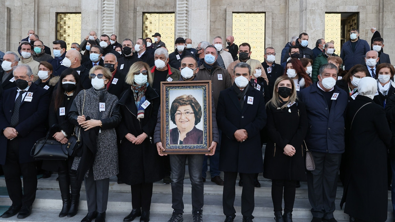 Güldal Akşit için Meclis'te cenaze töreni düzenlendi
