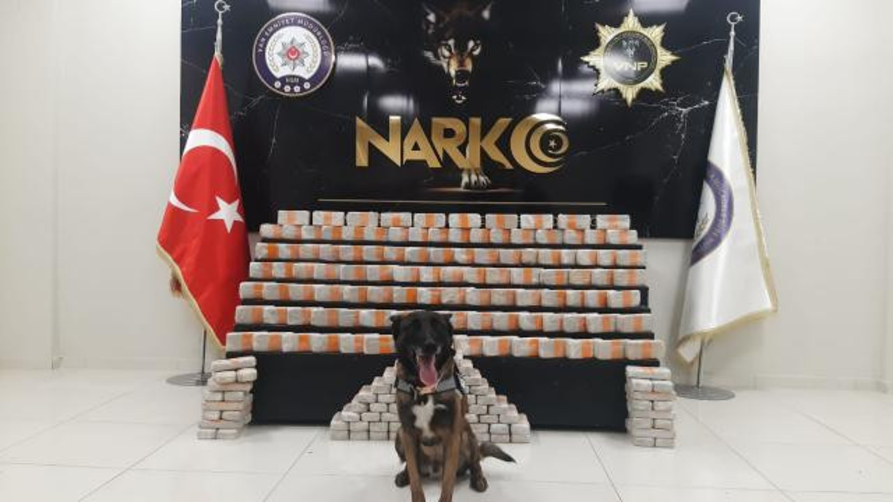 Van'da 104 kilo eroin ele geçirildi