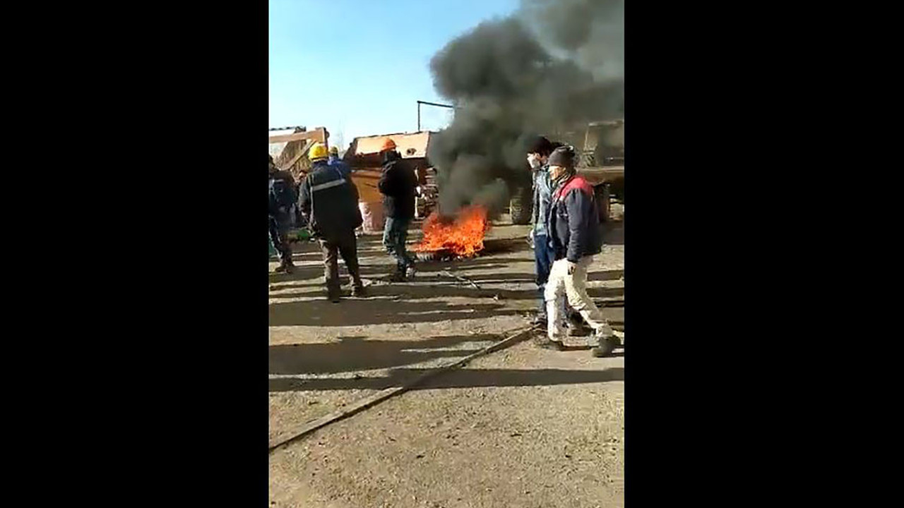 Flaş… Flaş… Termik Santral işçileri maaş eyleminde