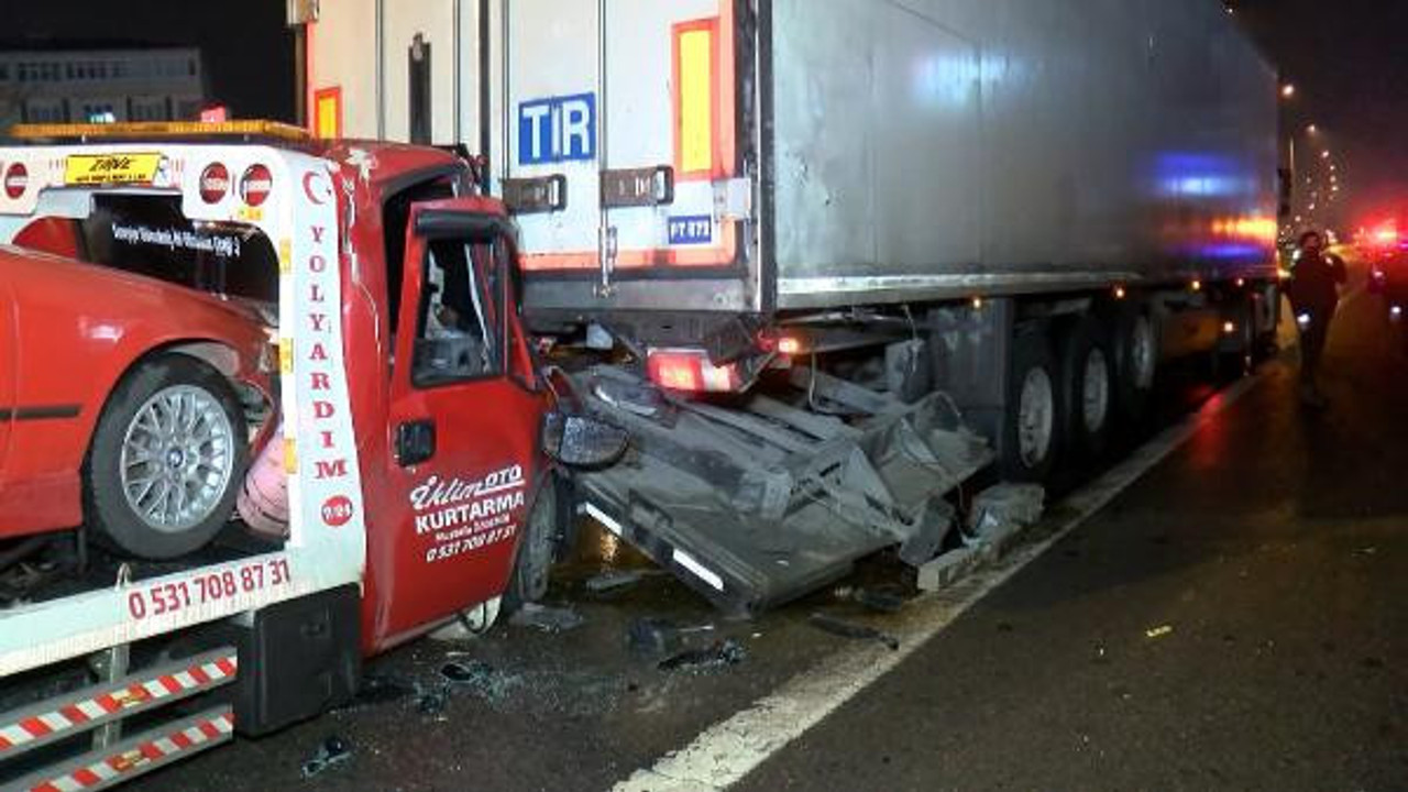 Pendik'te zincirleme kaza: 1 ölü, 3 yaralı