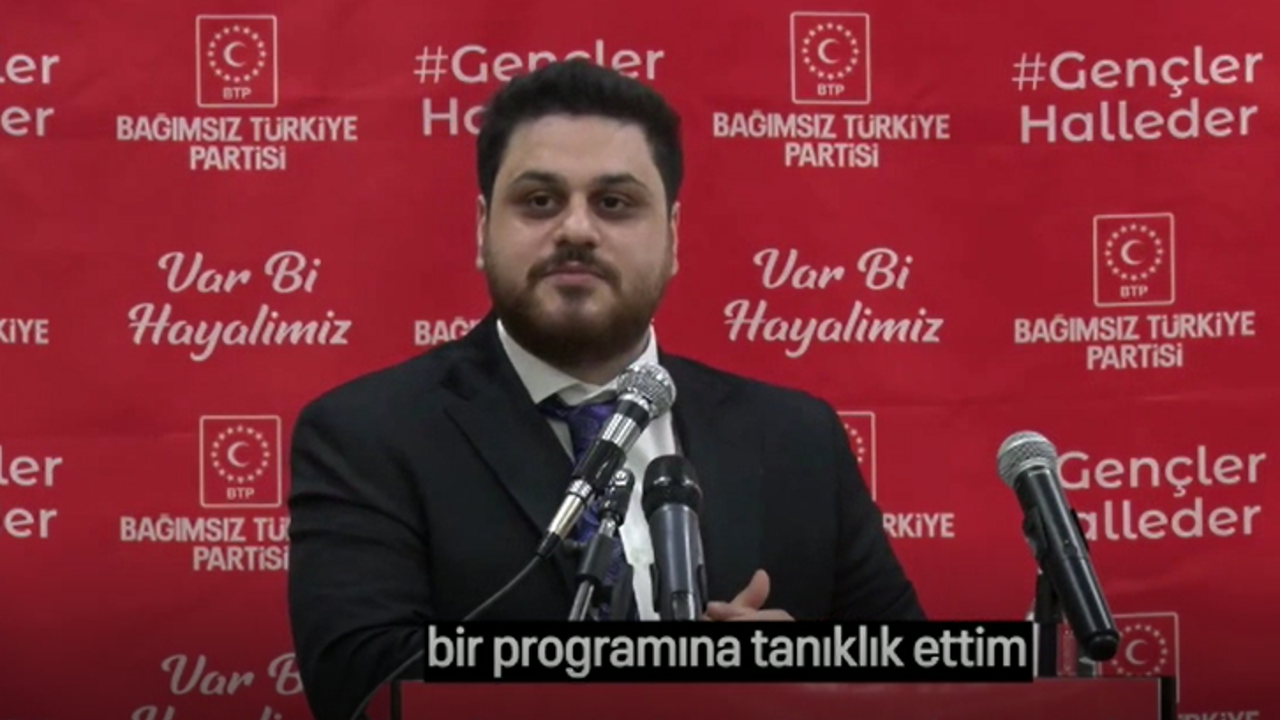 BTP lideri Hüseyin Baş'ın Diyanet İşleri Başkanı Ali Erbaş'a öyle bir Ayet yanıtı verdi ki salonda alkış koptu