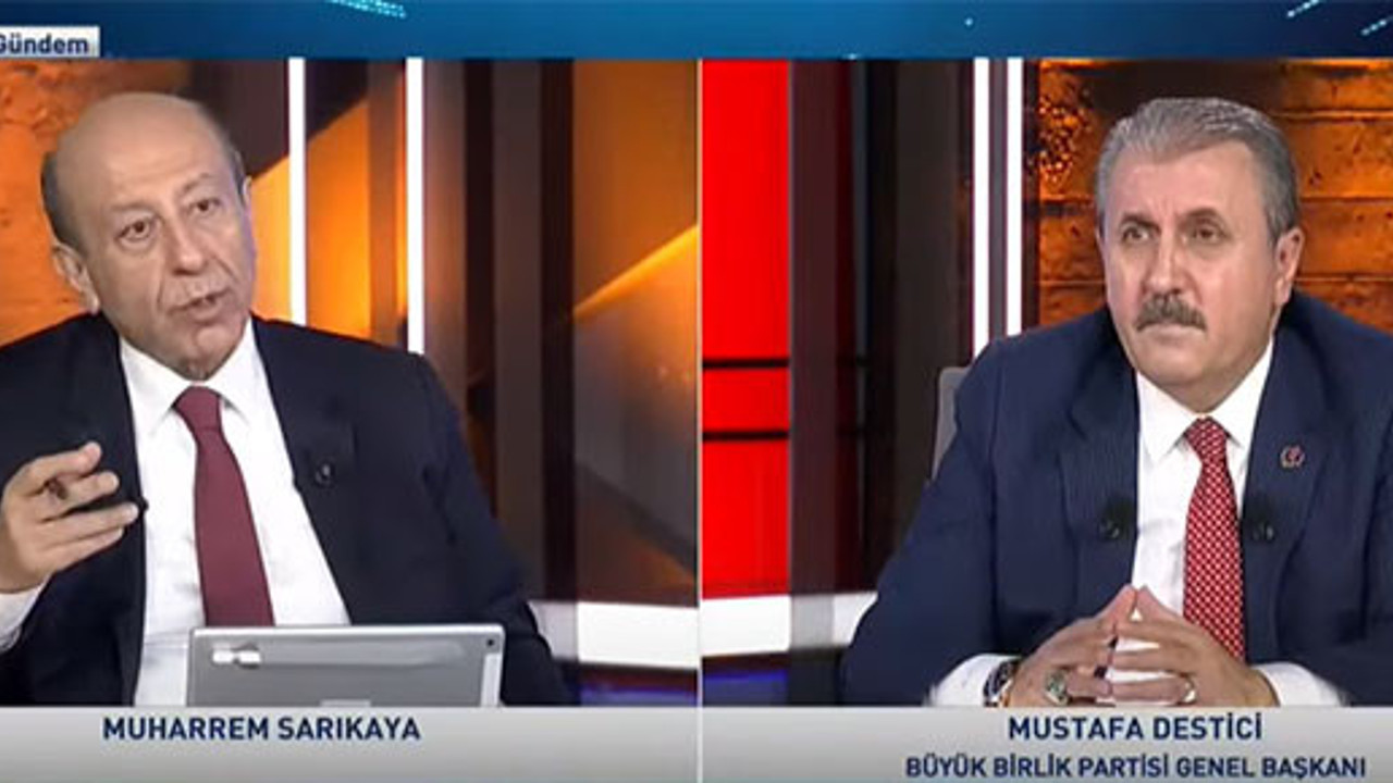 BBP lideri Mustafa Destici'nin canlı yayındaki sözleri ortalığı karıştırdı! Partiden ayrılanlar için ne dedi