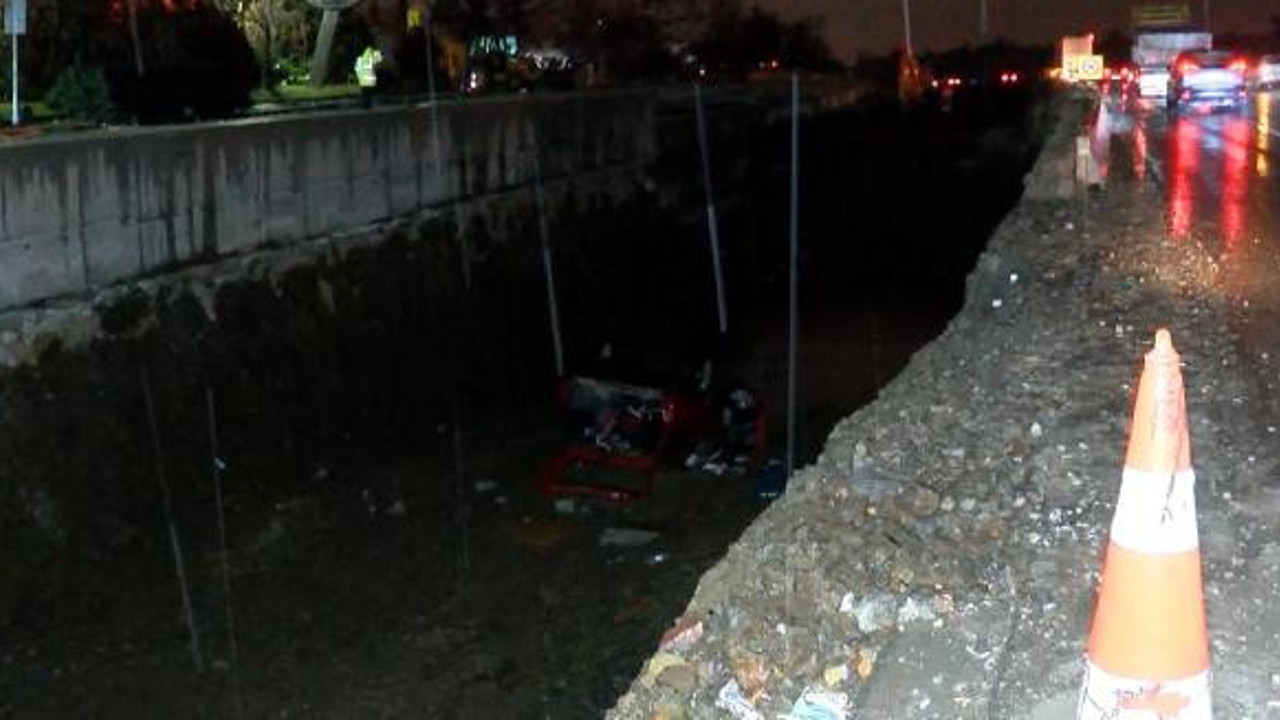 Otomobil tünele uçtu: 7 yaralı