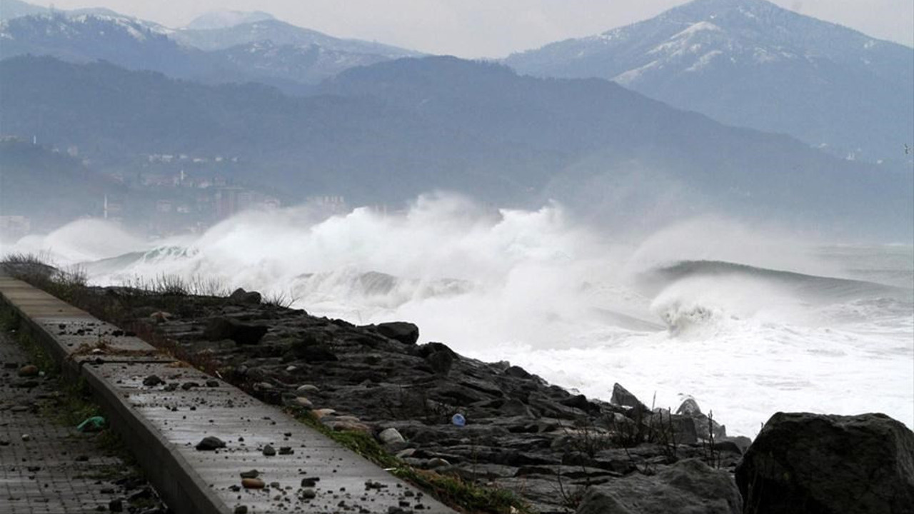 Batı Karadeniz için fırtına uyarısı (16 Aralık 2021)