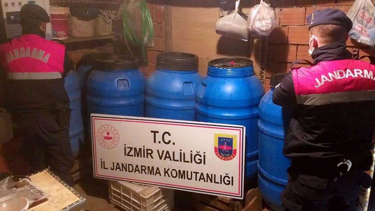 1750 litre sahte şarap ele geçirildi