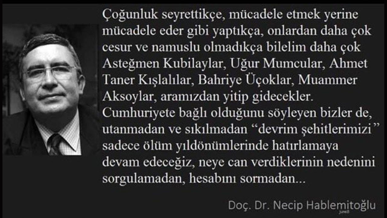 Kimse görmezken FETÖ'yü deşifre etmişti. FETÖ'yü anlatan Köstebek'i yazdıktan sonra öldürüldü. FETÖ'nün öldürdüğü Hablemitoğlu hatırlandı