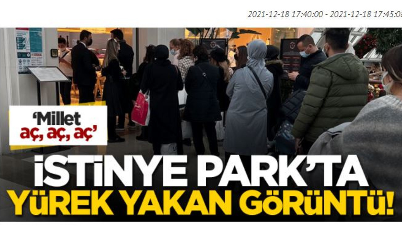 Akit Millet aç aç aç diyerek perişan haldeki vatandaşla dalga geçti