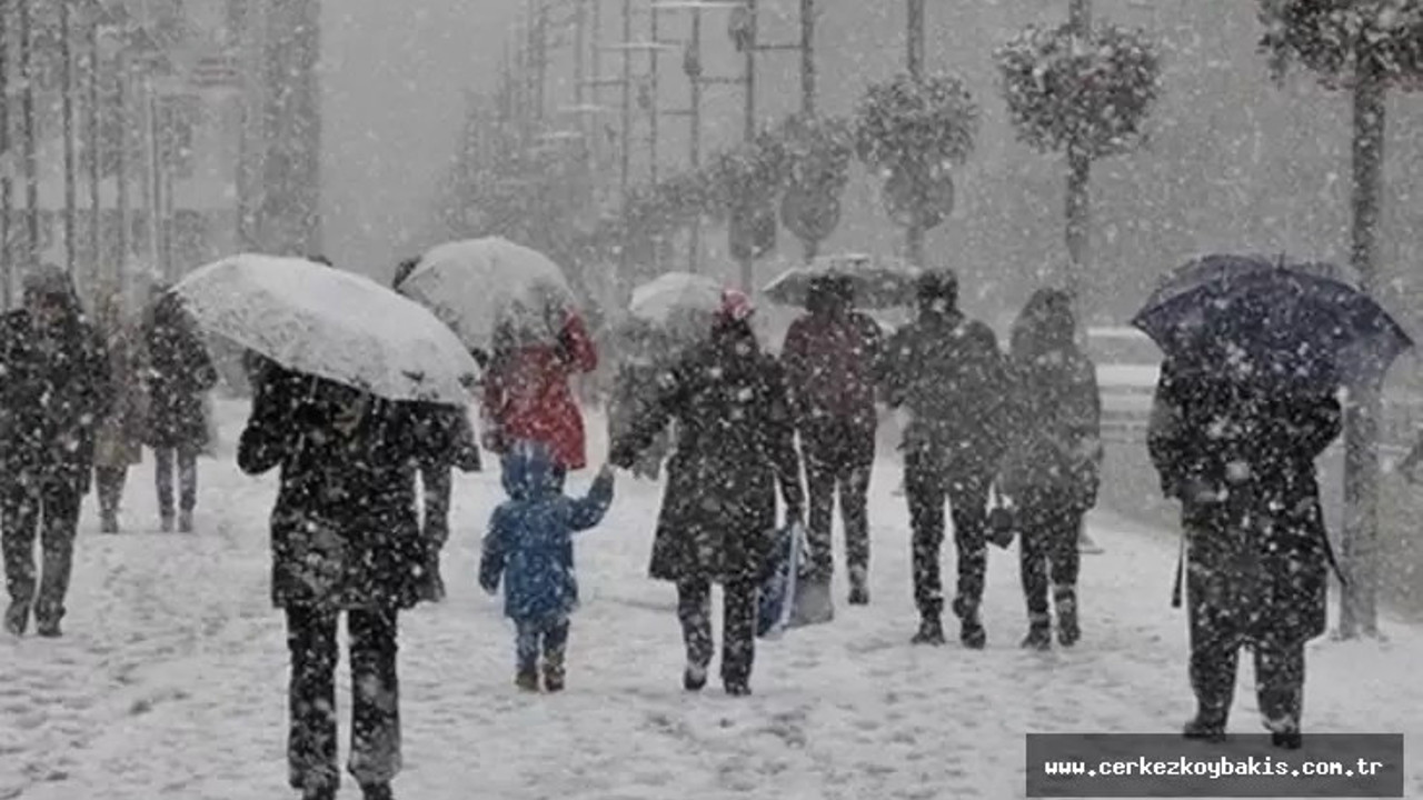 Meteoroloji'den 8 il için yoğun kar uyarısı