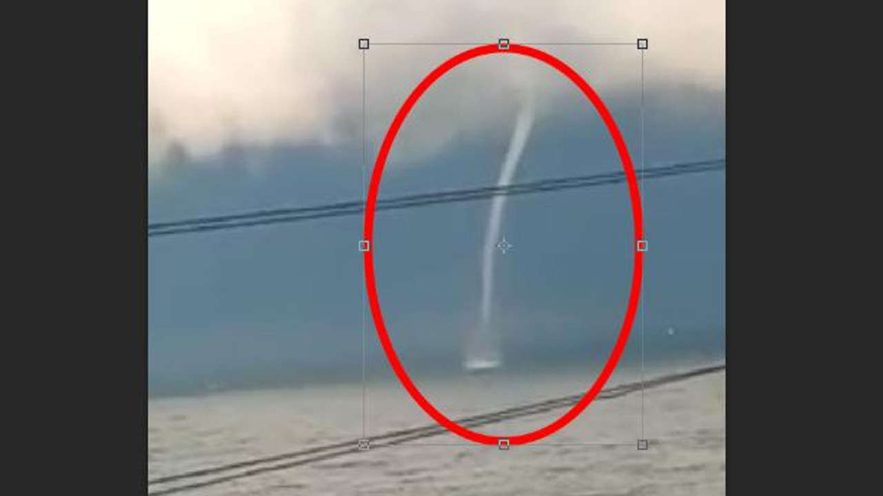 Giresun'da çıkan hortum panik yaşattı