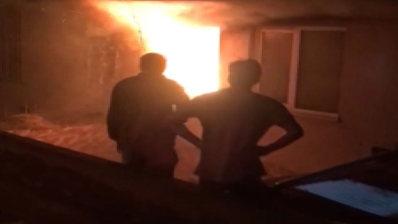 4 katlı binada yangın