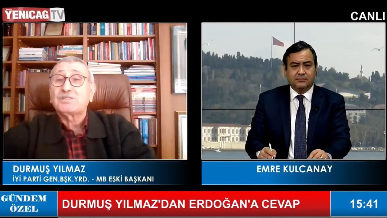 İYİ Partili Durmuş Yılmaz'dan Cumhurbaşkanı Erdoğan'a yanıt