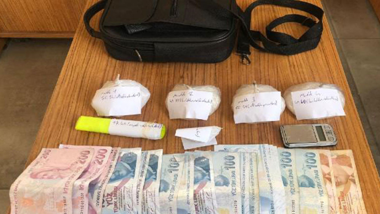 Denetimden uyuşturucu çıktı