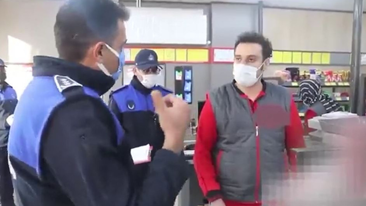 MHP'li belediyenin zabıtaları marketteki fiyatların hesabını kasiyerden sordu