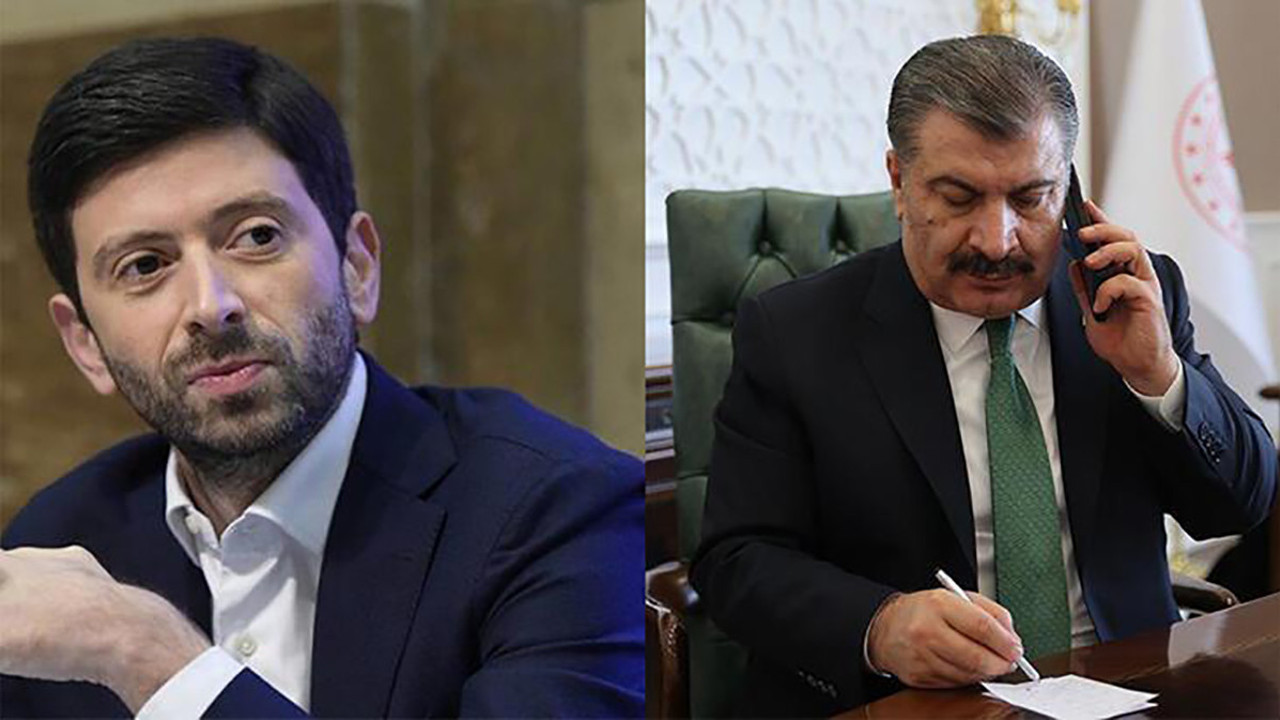 Bakan Koca, İtalyan mevkidaşıyla görüştü