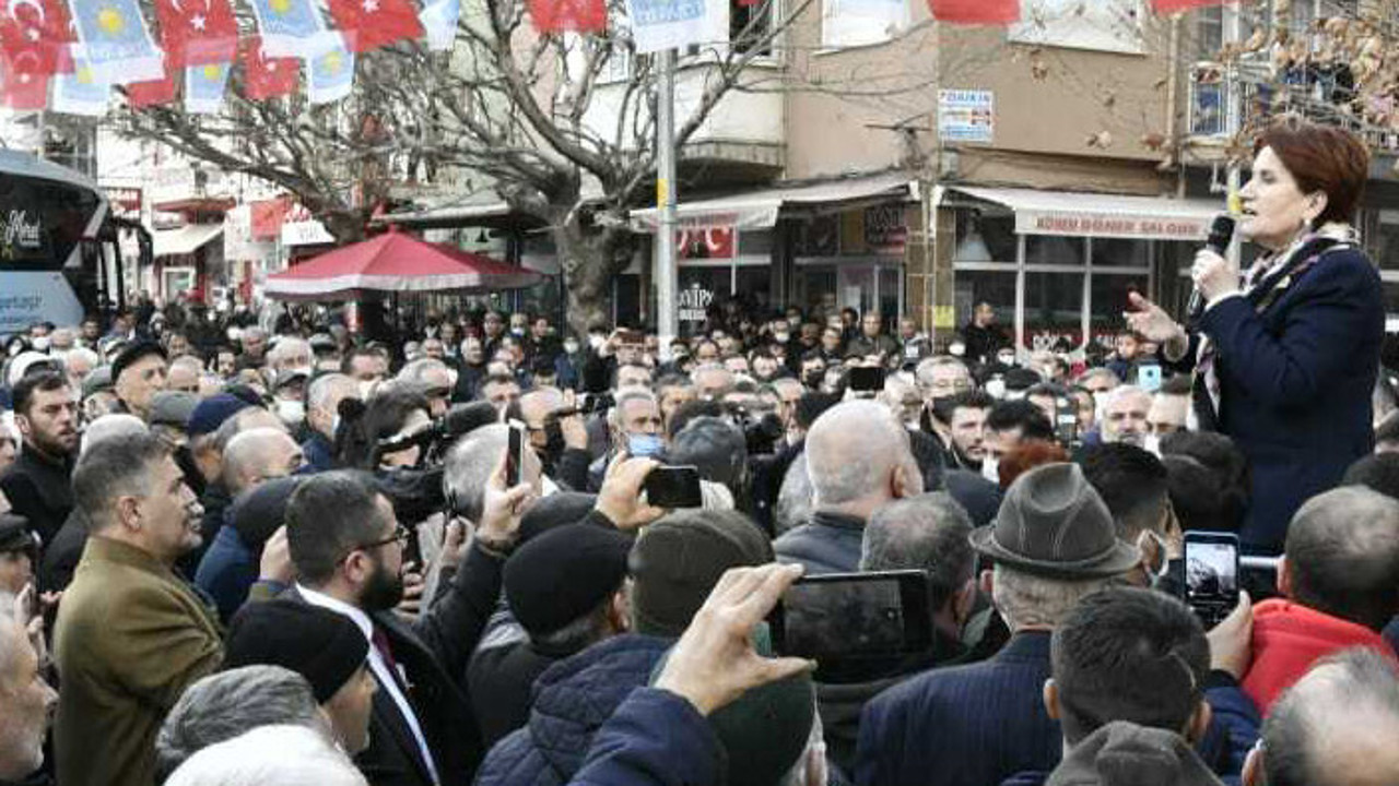 Meral Akşener’in esnaf ziyareti mitinge dönüştü
