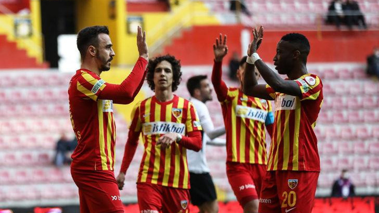 Kayserispor'dan Aksaray Belediyespor'a gol yağmuru