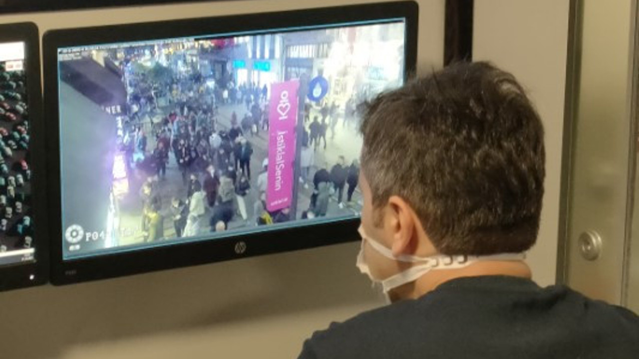 Taksim'de kameralı sistem devrede