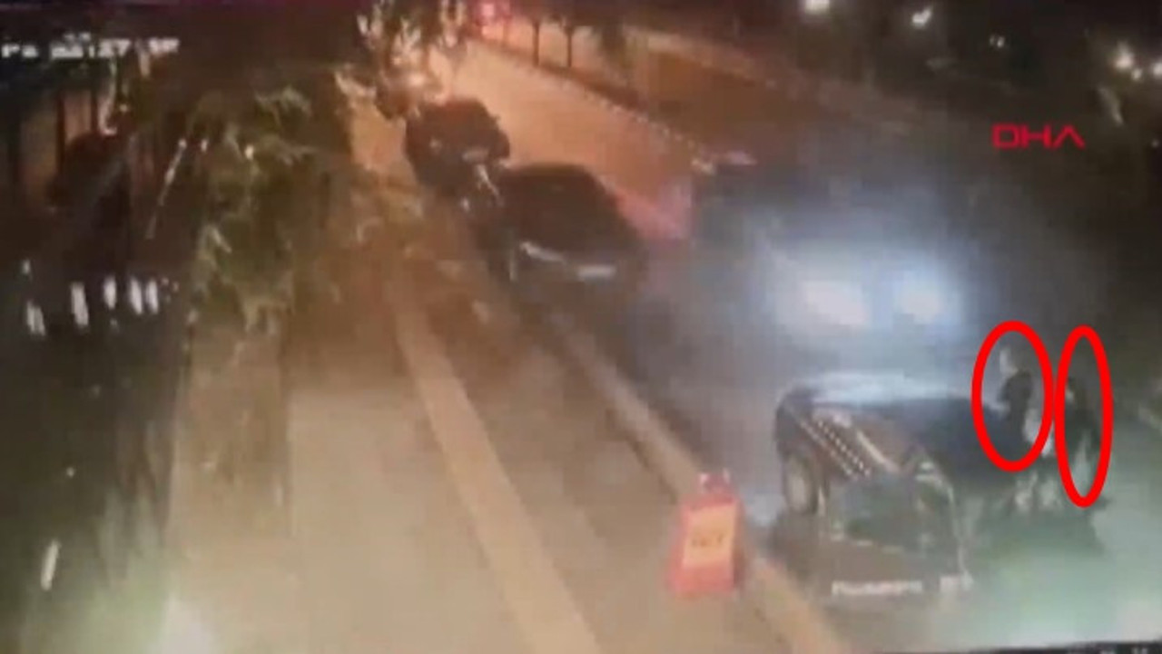 Mühendis ve valeyi öldürdü. Mühendis arabasına binmek üzereydi. vale arabayı getirmişti