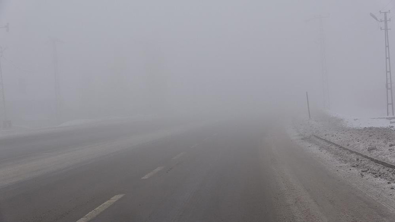 Ağrı’da yoğun sis
