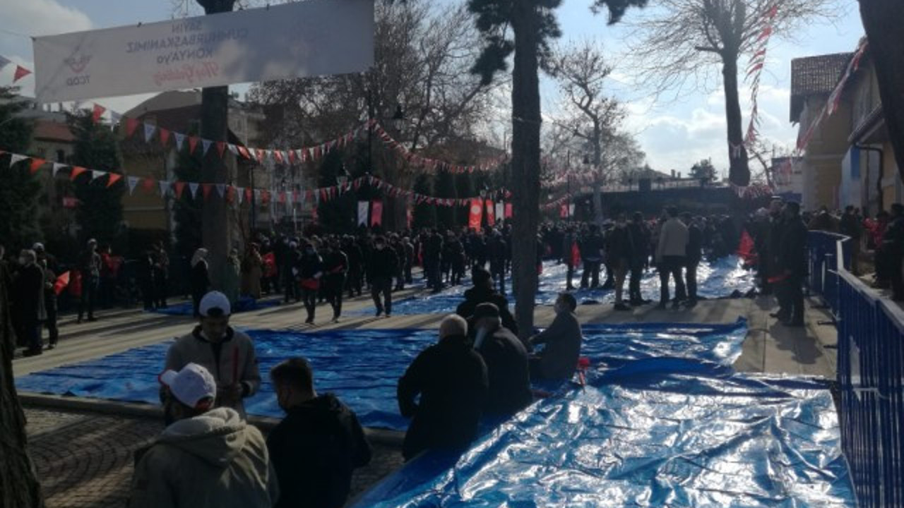 Erdoğan’ın kalesinden şok görüntüler. Miting meydanı boş kaldı