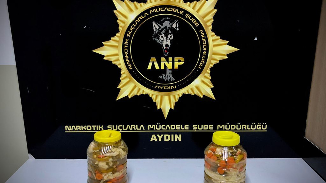 Turşu bidonunda 11 kilo sıvı metamfetamin ele geçirildi